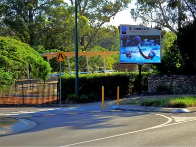 St Andrew’s Anglican College – Peregian Springs St Andrew's Anglican College - Peregian Springs - Post mounted LED Sign-