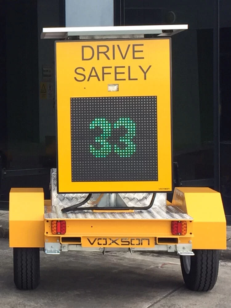 Voxson Mobile Trailer Radar Speed Sign