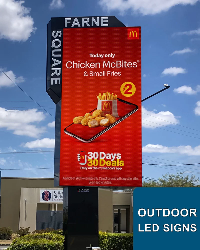 Outdoor LED Signs by Voxson Outdoor LED Signs