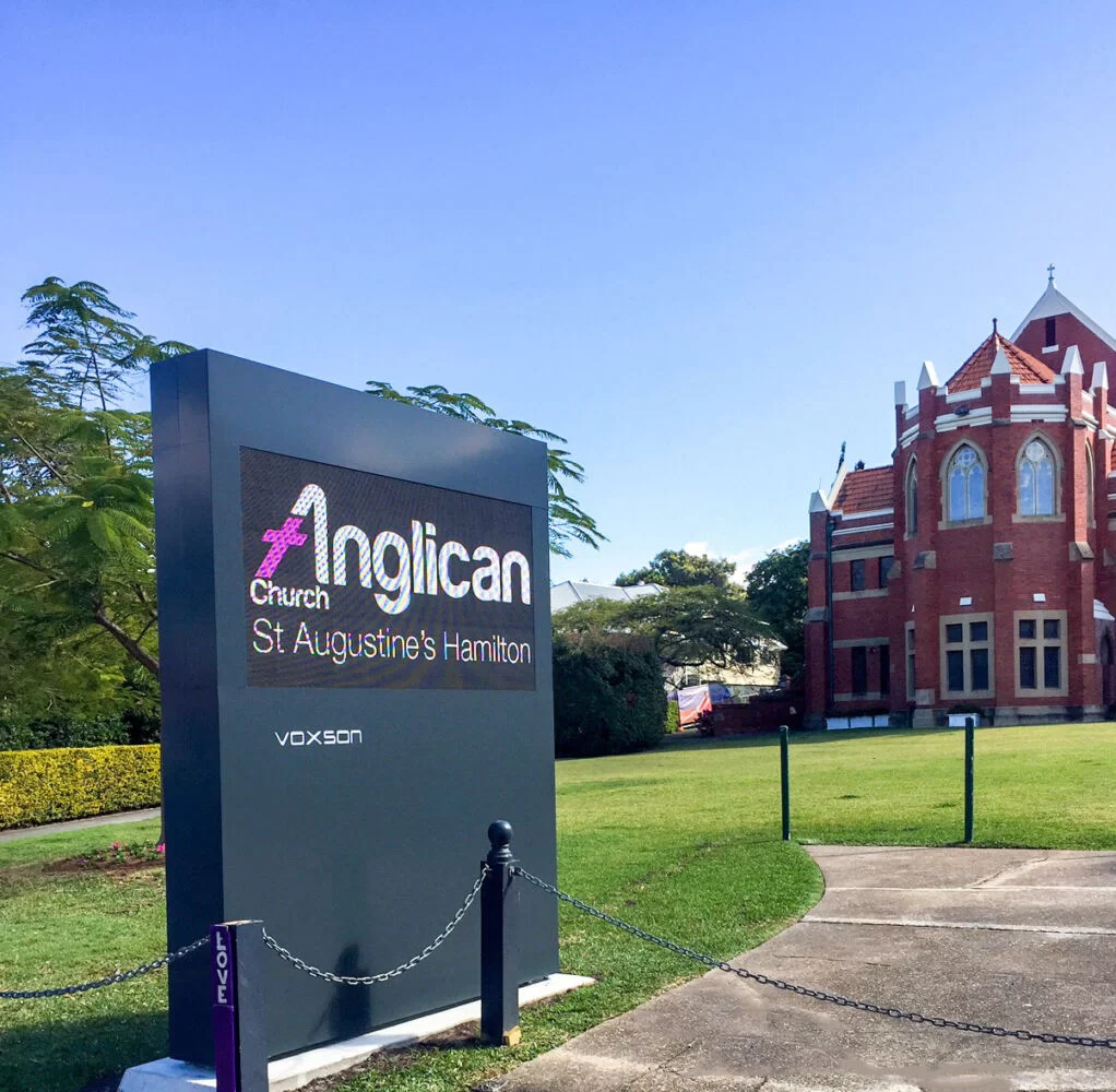 Voxson Outdoor LED Sign – Saint Augustus Church Voxson Outdoor LED Sign - Saint Augustus Church