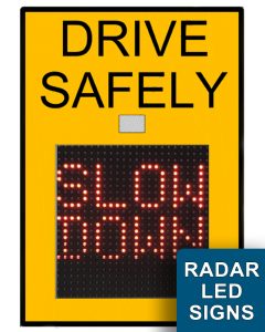 Traffic Speed Signs Pole Mounted (e1)