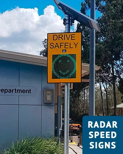Pole Mounted Radar Speed Signs